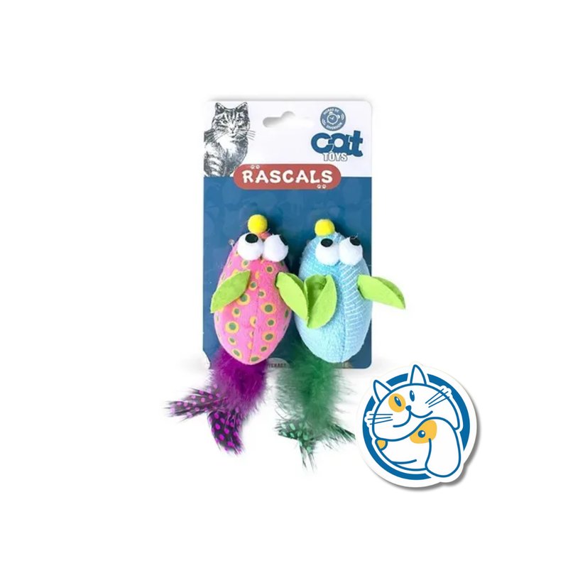 PACK 2 RATONES4X13CM JUG74039