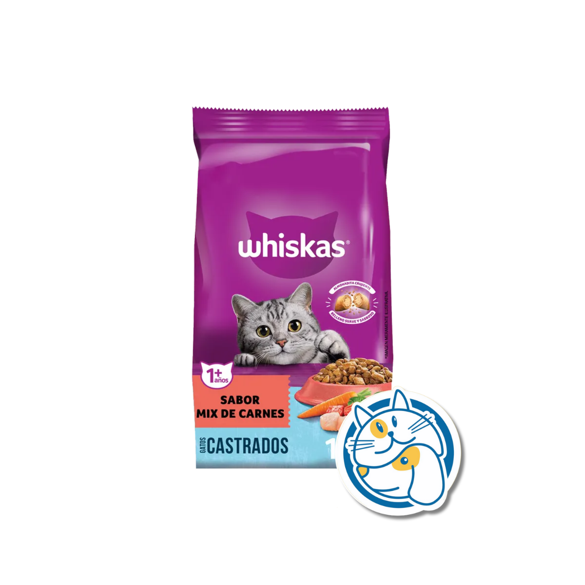 WHISKAS GATO GASTRADOS MIX 10KG