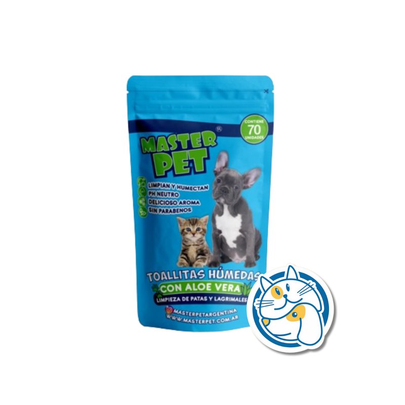 TOALLITAS HUMEDAS MASTER PET X70UD