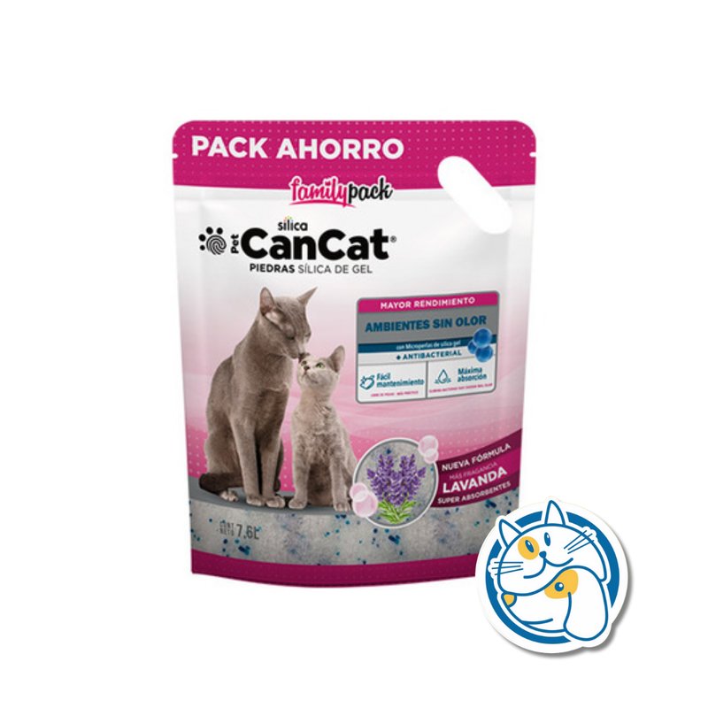 PIEDRA SILICAS 7,6LTS LAVANDA FAMILY PACK CANCAT