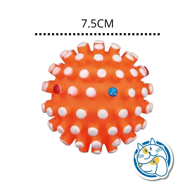 PELOTA PUAS C/CHIFLE 7,5CM 24098