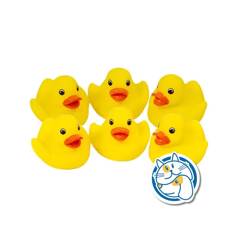 PACK PATITOS C/CHIFLE 4X4X3,2CM 24847