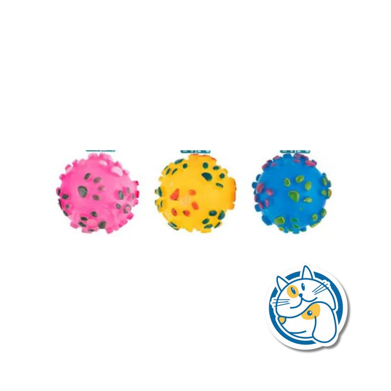 PELOTA HUELLA C/CHIFLE X6,5CM TJWJ320 24113