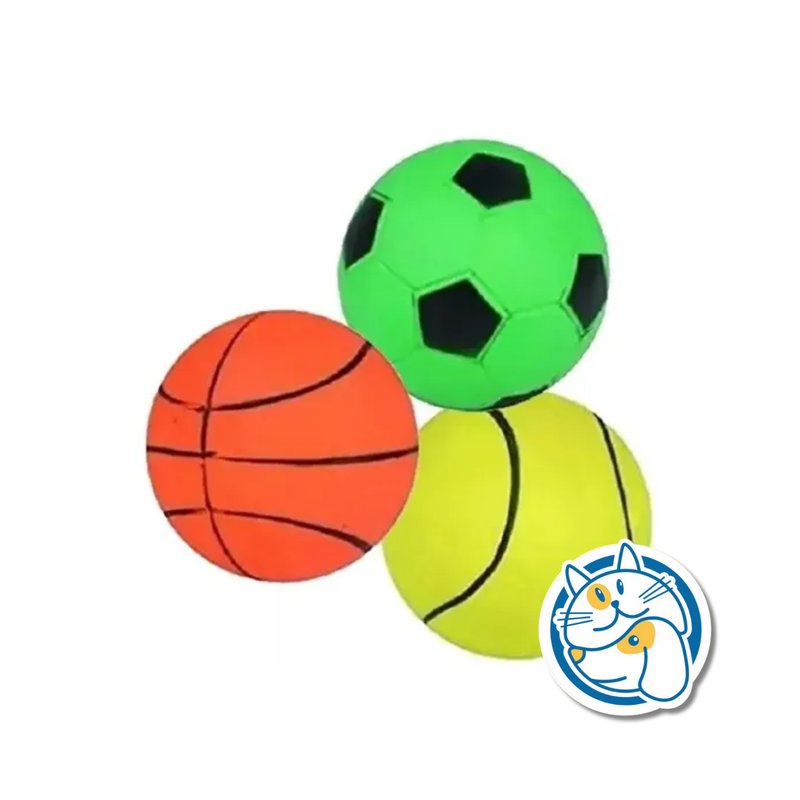 PELOTA DE GOMA DEPORTES X6,5CM TJWJ114 24106