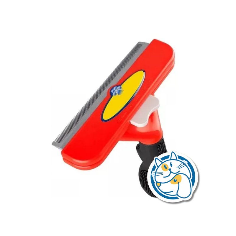 CEPILLO REMOVEDOR PH PERRO XL LARGO//ROJO QQQCM013XL