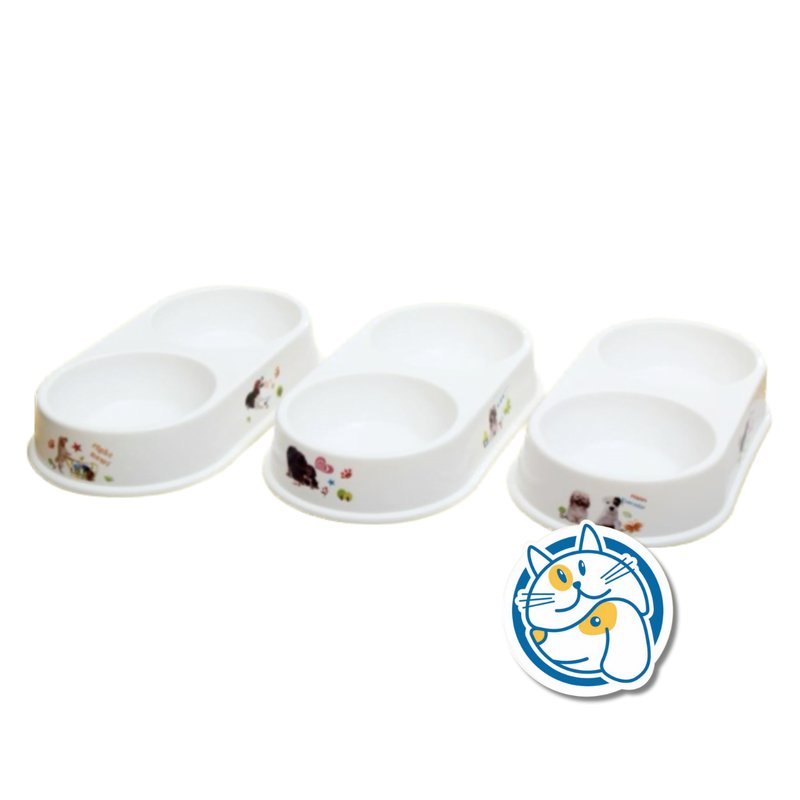 COMEDERO DOBLE ESTAMPADO 26X14,5X5CM 25393