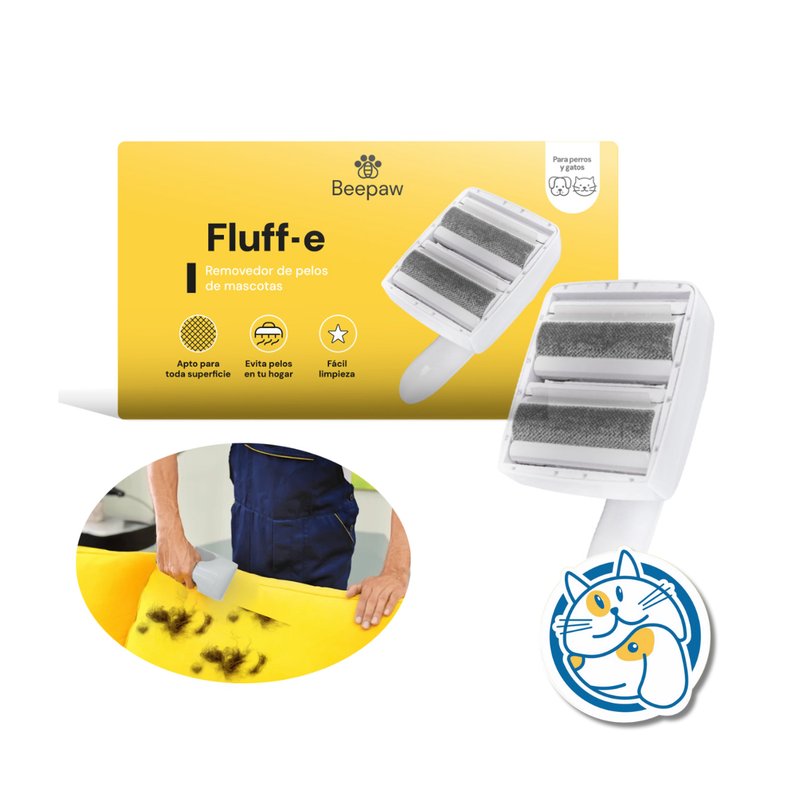 CEPILLO RECOL. FLUFF-E BLANCO