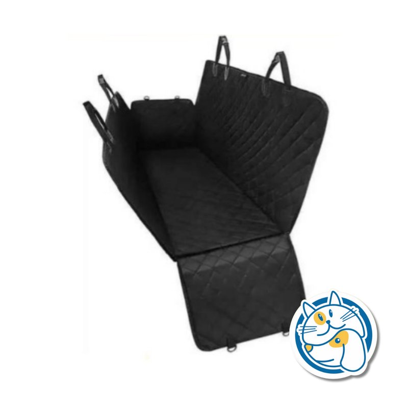 FUNDA C/ ASIENTO TRAS. BOLSILLO NEGRO