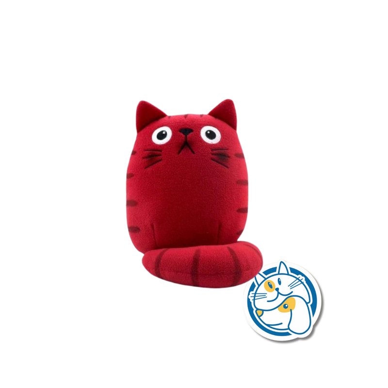 GATO PELUCHE MORDIBLE C/CATNIP 16X6CM 25187