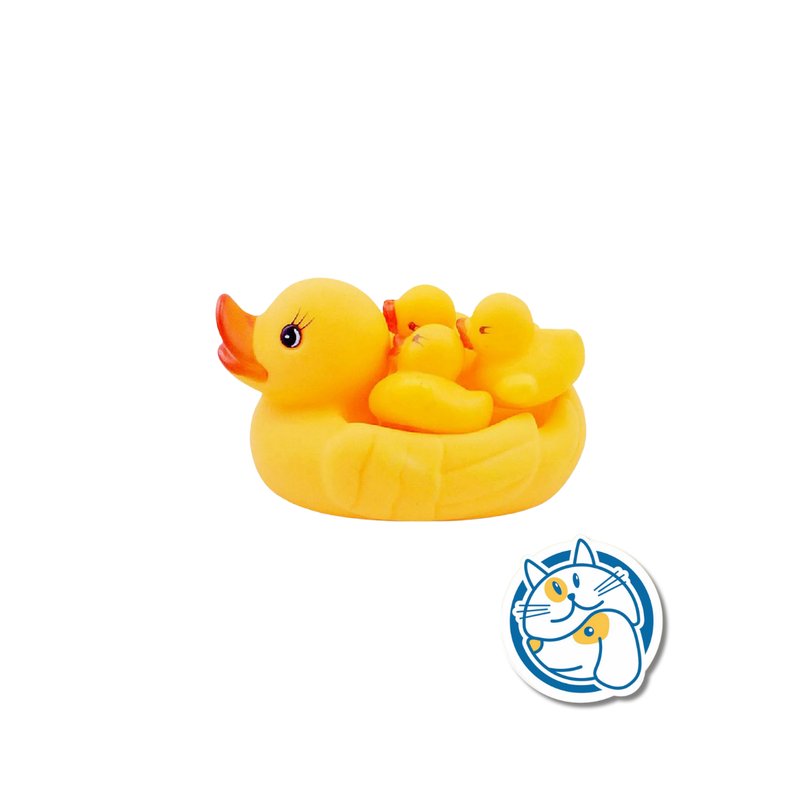 FAMILIA PATITOS C/CHIFLE 12X6,5CM 24827