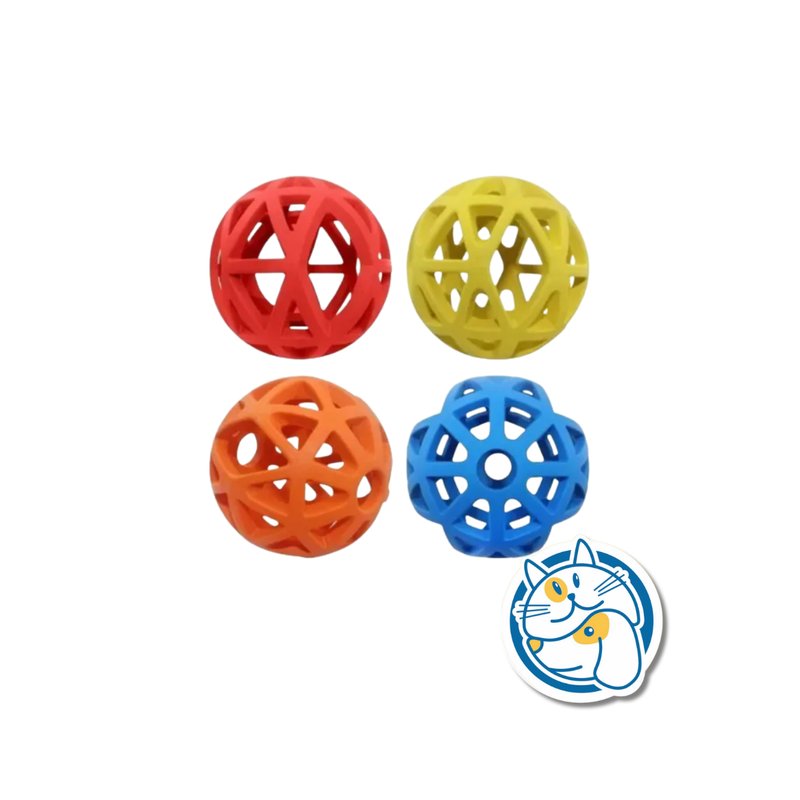 PELOTA HUECA C/CASCABEL X4,4CM 24870