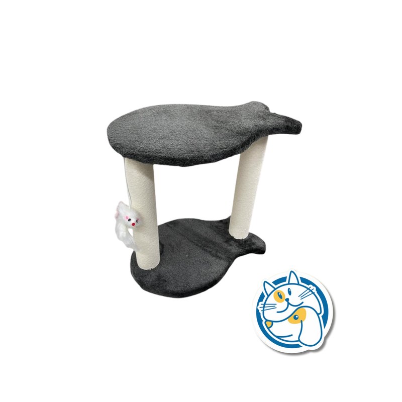 RASCADOR POSTE DOBLE POSTE C/RATON COLGANTE 39X23X28CM 25008