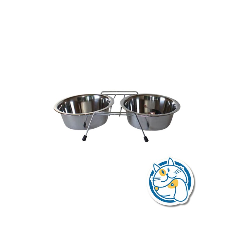 CAZUELA ACERO INOX. DOBLE C/BASE DOBLE 13CM 24041