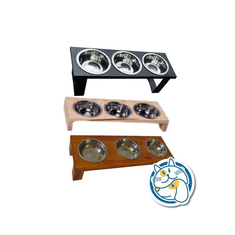 COMEDERO NORDICO TRIPLE BLANCO 20CM IMPETU