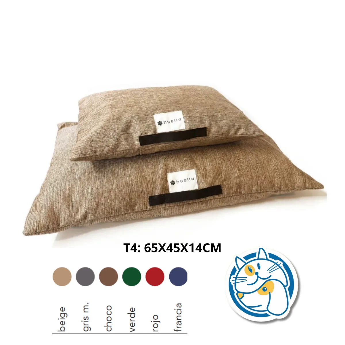 COLCHON VENECIA T4 65X45X14CM HUELLA