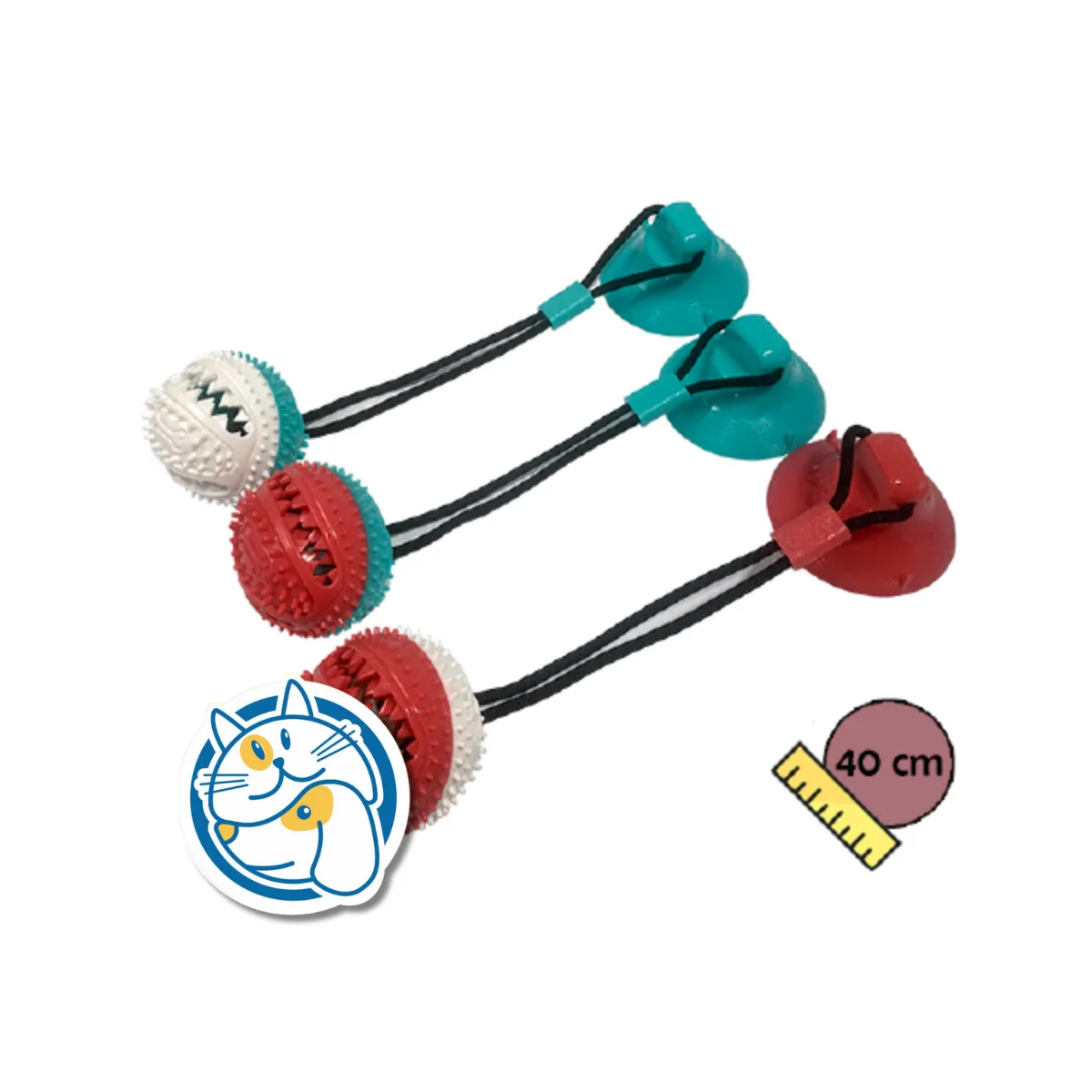 PELOTA DENTAL C/ VENTOSA 40CM MC031