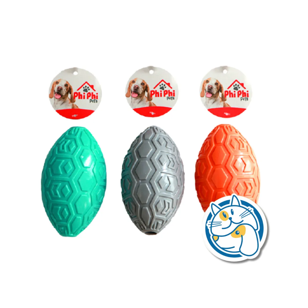 PELOTA MORDEDOR Y DISPENSER DE SNACK 11CM MC120